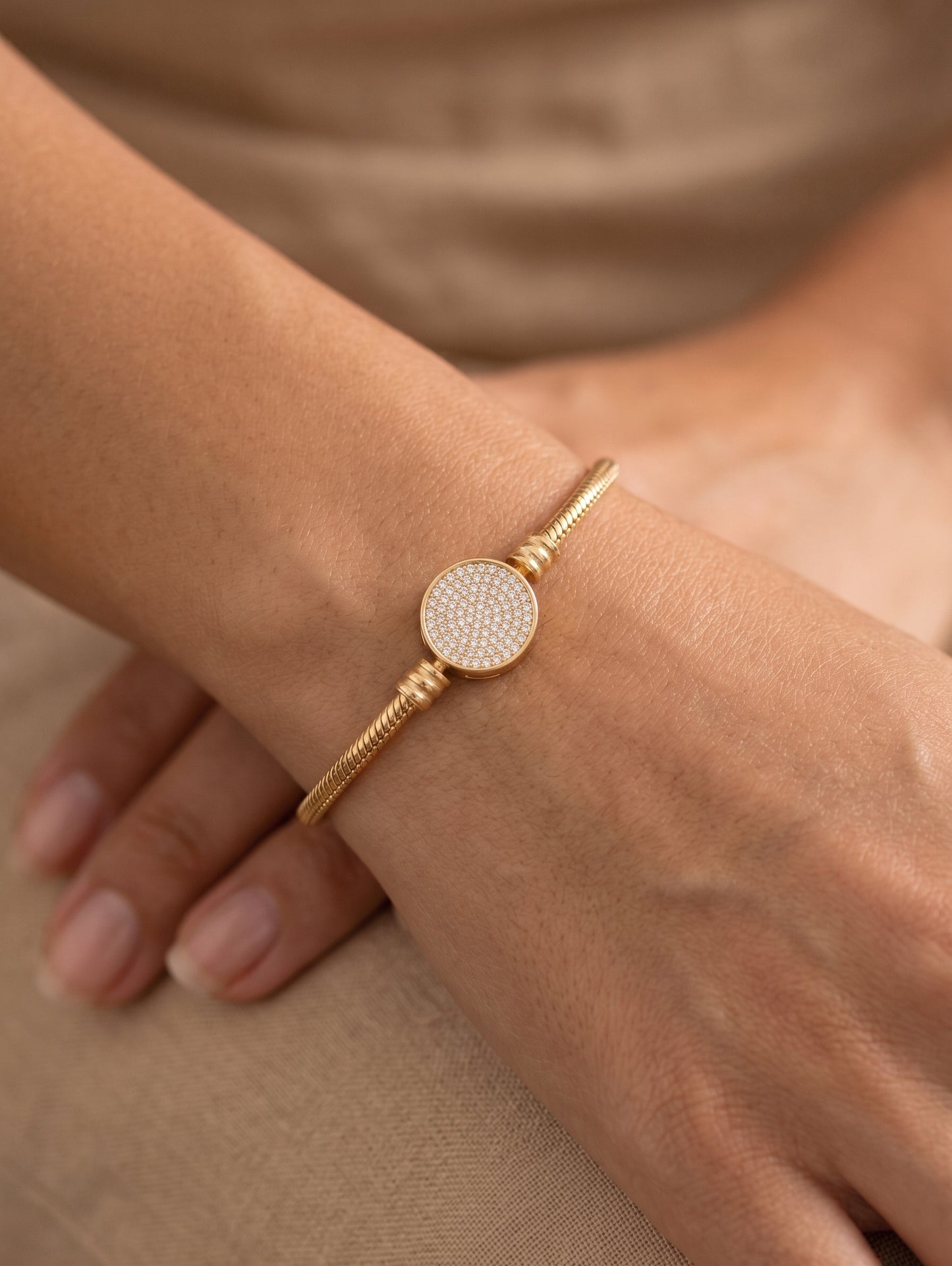 Pulsera Pand0ra dorada
