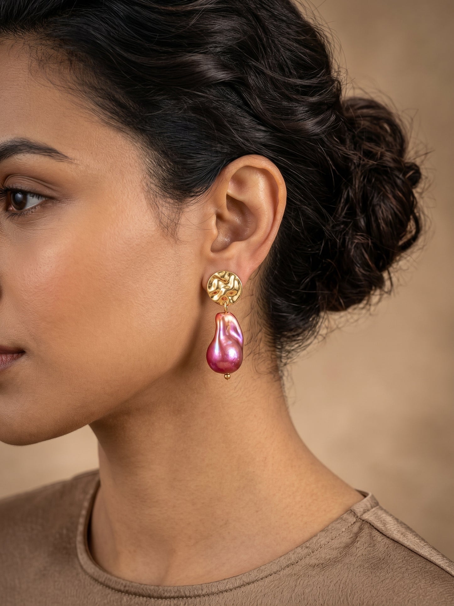 Arete Gota Rosa