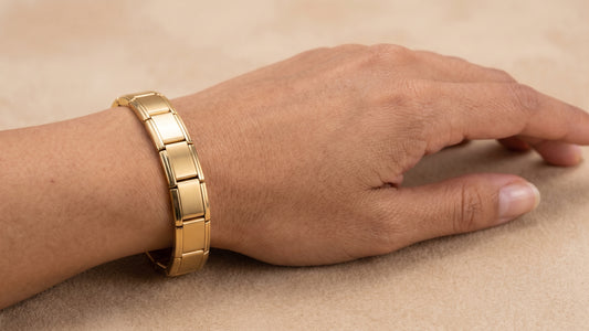 Pulsera Italiana Dorada