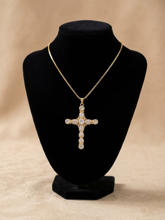 Collar Cruz Brillante