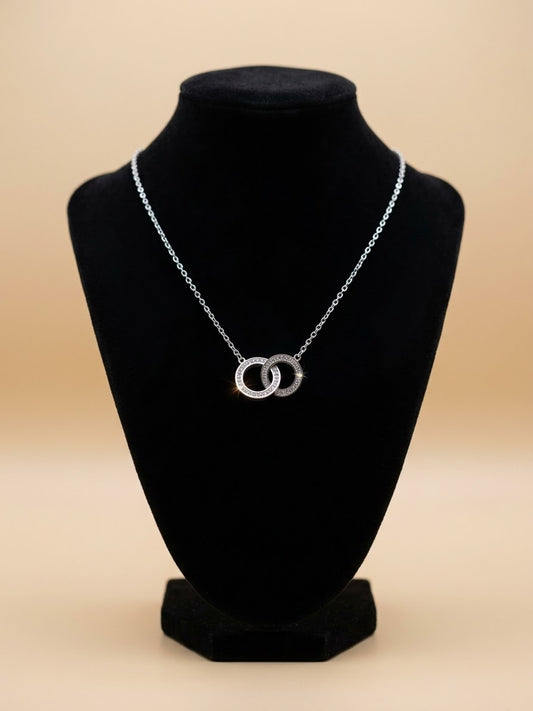 Collar Aros Entrelazados