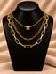 Collar Dorado Cilindro